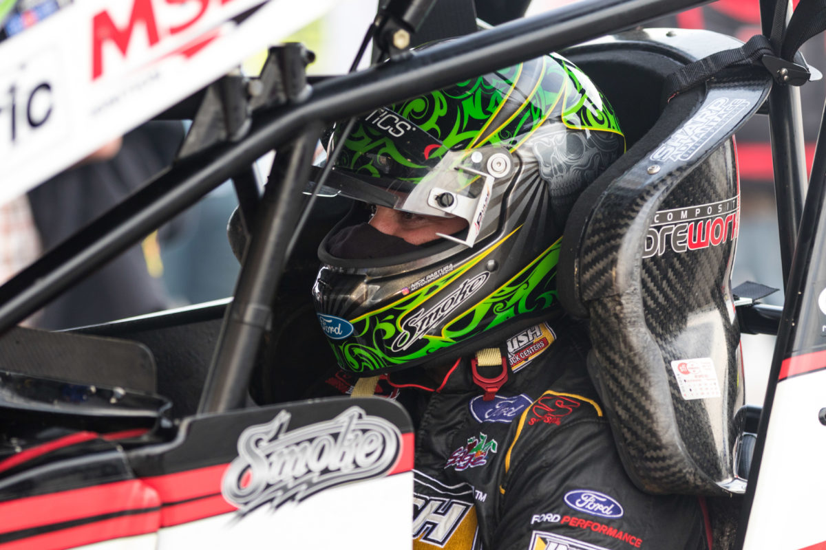 Tony Stewart fourth during Texas Sprint Car Nationals preliminary TSR